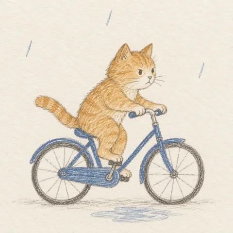 Children's-story cat · concrete direction
